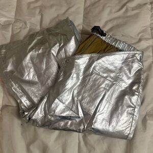 Finesse silver unisex cargo pants